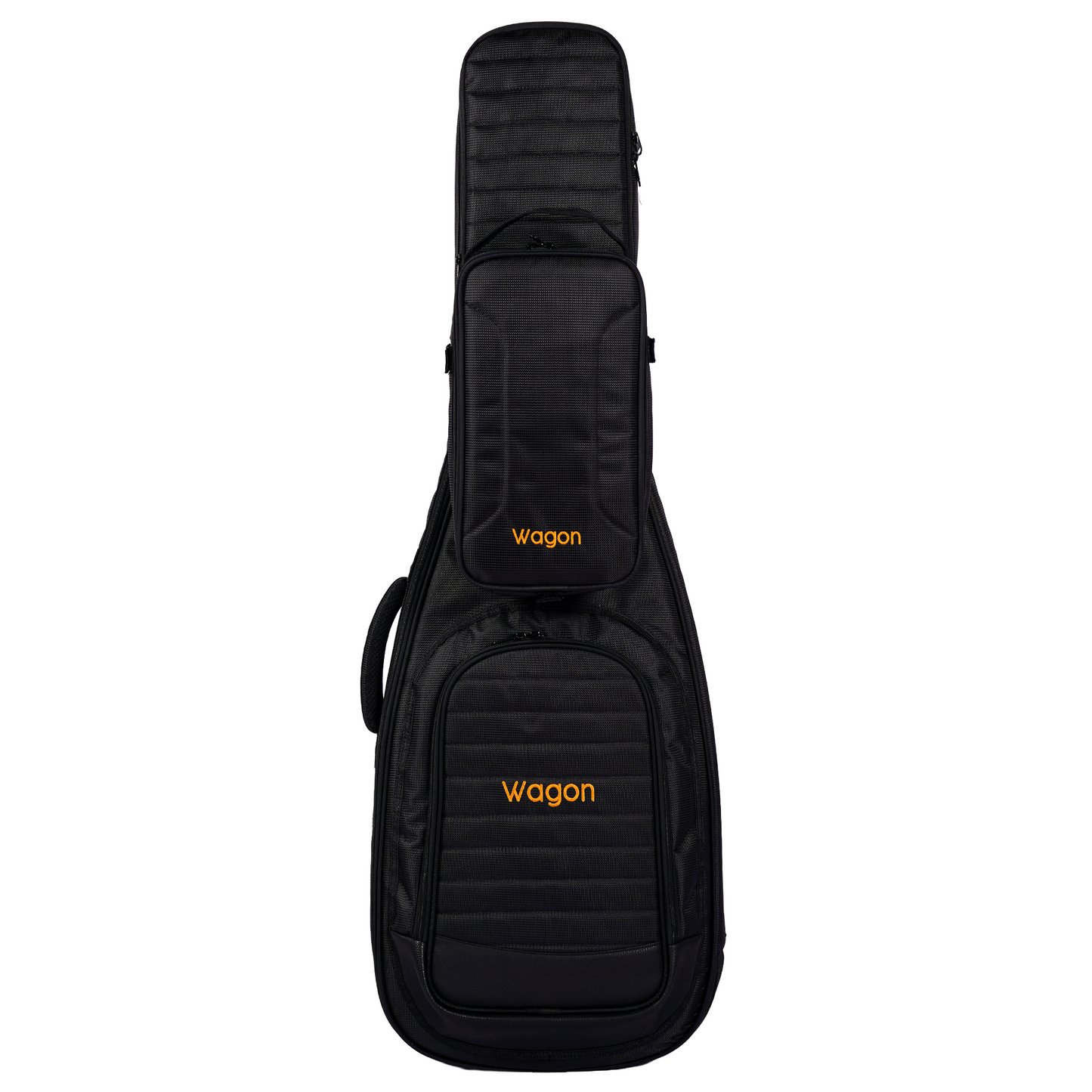 Wagon 05 Series Electric Guitar + Mini Pedalboard Bag Set- Black